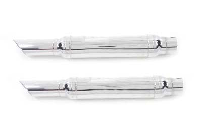 Replica Muffler Set with Slash Cut Ends