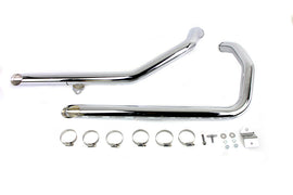 MCM Illusion Drag Pipe Set Chrome