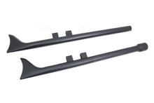 Load image into Gallery viewer, M8 36 inch Straight Fishtail Exhaust Extension Set Black