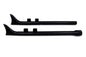 M8 33 inch Straight Fishtail Exhaust Extension Set Black