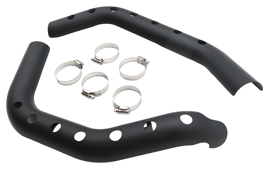 Drag Exhaust Pipe Heat Shield Set