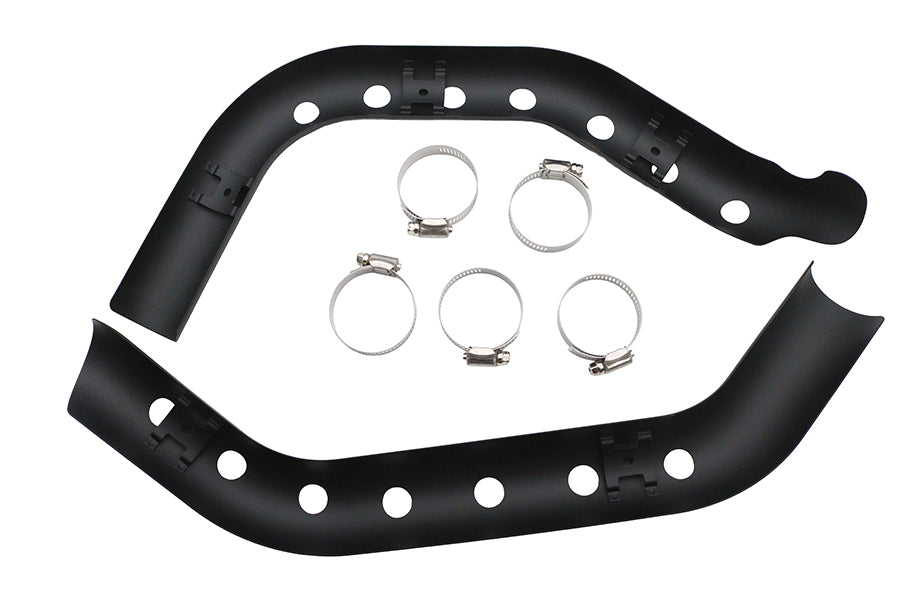 Drag Exhaust Pipe Heat Shield Set