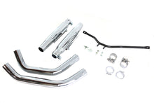 Load image into Gallery viewer, Tapered Muffler Exhaust Kit Chrome Dual Type