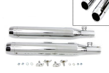 Load image into Gallery viewer, Chrome Slip On Muffler Set With Chrome Tips