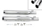 Chrome Slip On Muffler Set With Chrome Tips