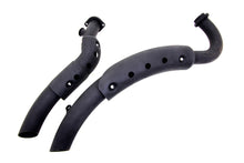 Load image into Gallery viewer, Black Drag Pipe Set With Heat Shields