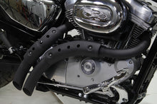 Load image into Gallery viewer, Black Drag Pipe Set With Heat Shields