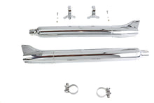 Load image into Gallery viewer, 1961 Style Fishtail Muffler Kit Chrome
