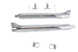 1961 Style Fishtail Muffler Kit Chrome