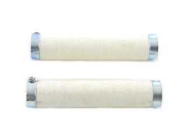 V-Twin 1-3/4 inch exhaust pipe baffle set with metal construction, designed for motorcycle exhaust systems.