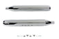 4 inch Muffler Set with Chrome Long Type Tapered End Tips