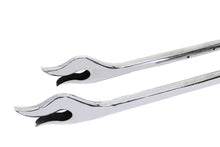 Load image into Gallery viewer, 31 inch Straight Flame Exhaust Pipe Extension Set Chrome