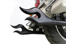 Load image into Gallery viewer, 36 inch Straight Flame Exhaust Pipe Extension Set Black