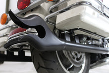Load image into Gallery viewer, 36 inch Straight Flame Exhaust Pipe Extension Set Black