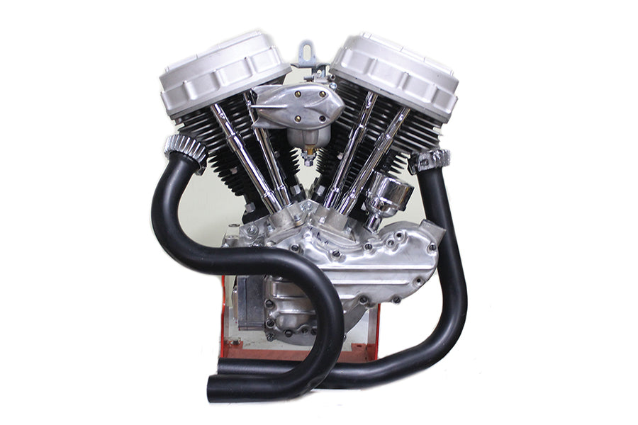 Ultima Drag Pipe Set Panhead Black