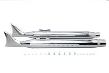 Load image into Gallery viewer, M8 Chrome Fishtail Muffler Set