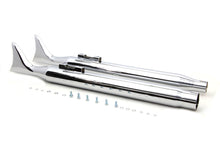 Load image into Gallery viewer, M8 Chrome Fishtail Muffler Set