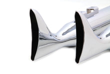 Load image into Gallery viewer, M8 Chrome Fishtail Muffler Set