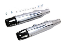 Load image into Gallery viewer, Chrome Highlighted Revolver Tip Muffler Set