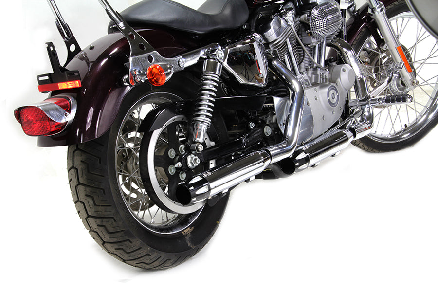 Chrome Highlighted Revolver Tip Muffler Set