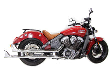 Load image into Gallery viewer, Indian Straight Fishtail Set Chrome