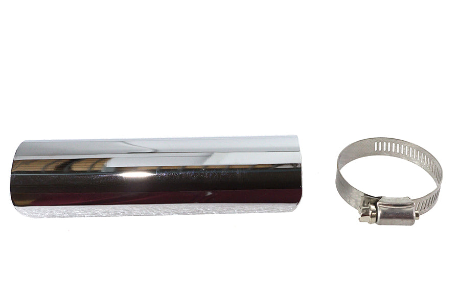 6 inch Exhaust Heat Shield Chrome