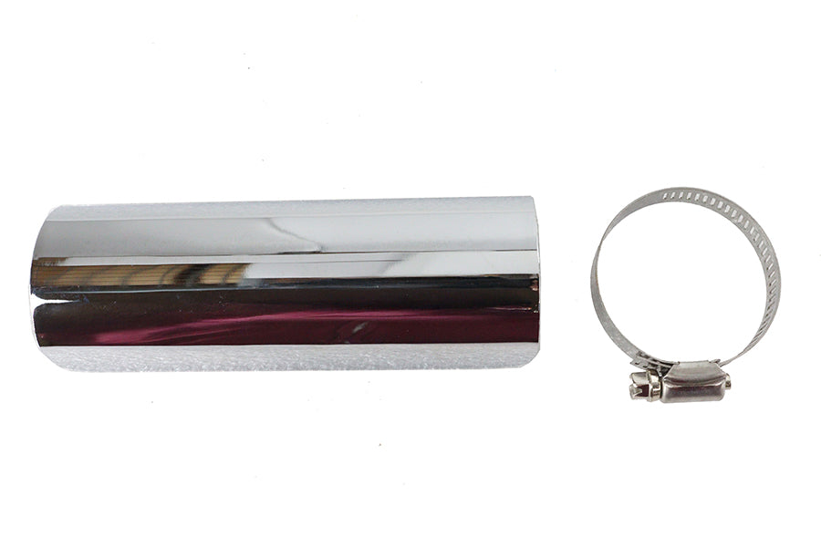 6 inch Exhaust Heat Shield Chrome
