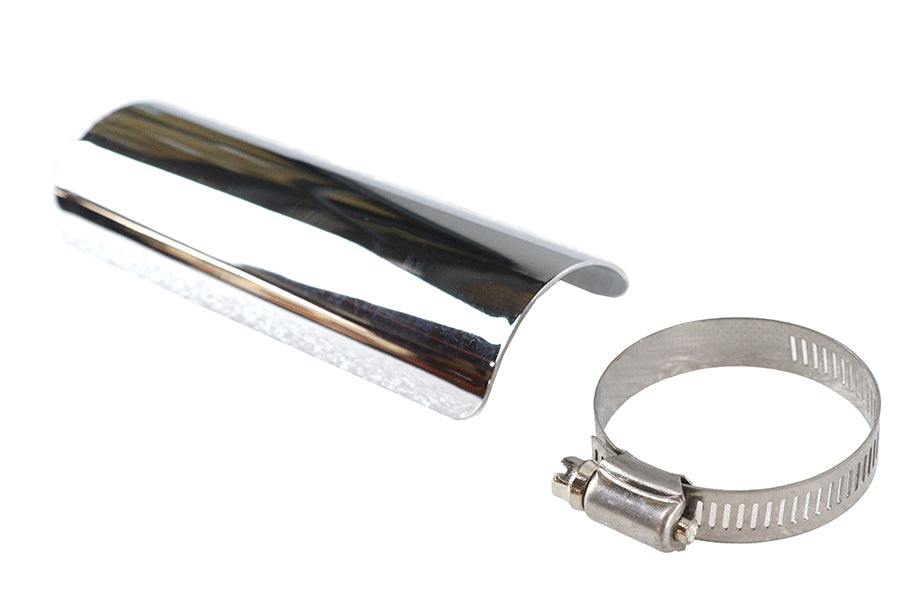 6 inch Exhaust Heat Shield Chrome