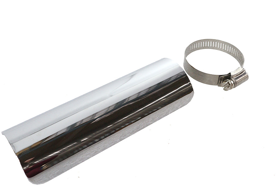 6 inch Exhaust Heat Shield Chrome