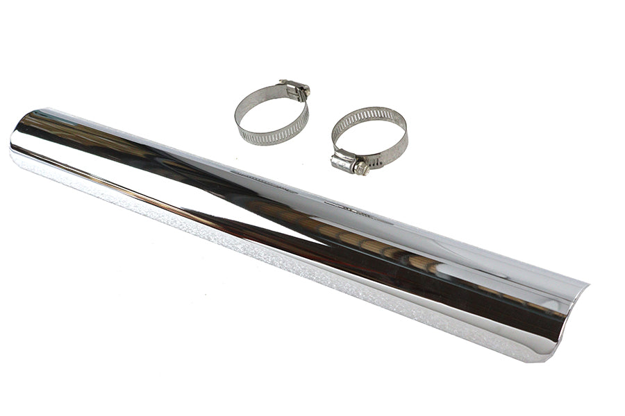 18 inch Exhaust Heat Shield Chrome