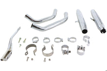 Load image into Gallery viewer, Tapered Muffler Exhaust Kit Chrome