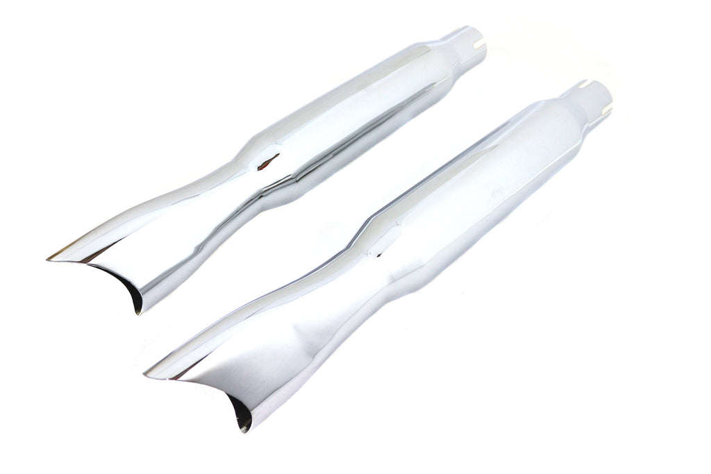 Mini Fishtail Muffler Set Chrome