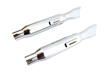 Load image into Gallery viewer, Mini Fishtail Muffler Set Chrome