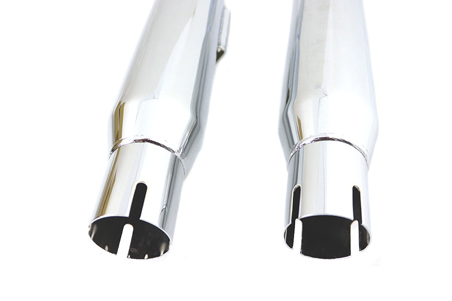 Mini Fishtail Muffler Set Chrome
