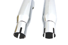 Load image into Gallery viewer, Mini Fishtail Muffler Set Chrome