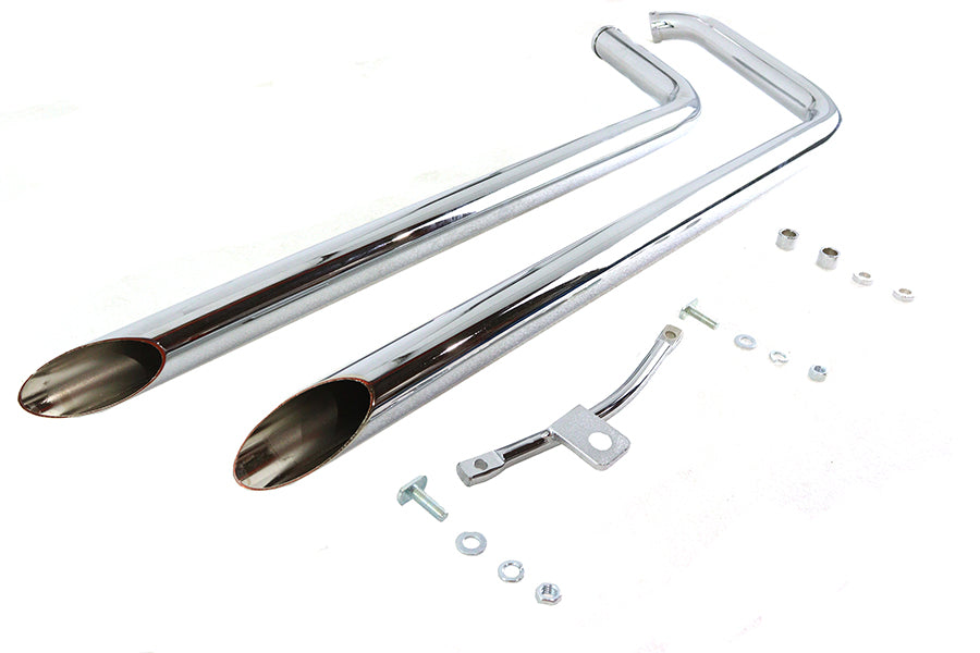 40 inch Shotgun Exhaust Drag Pipe Set