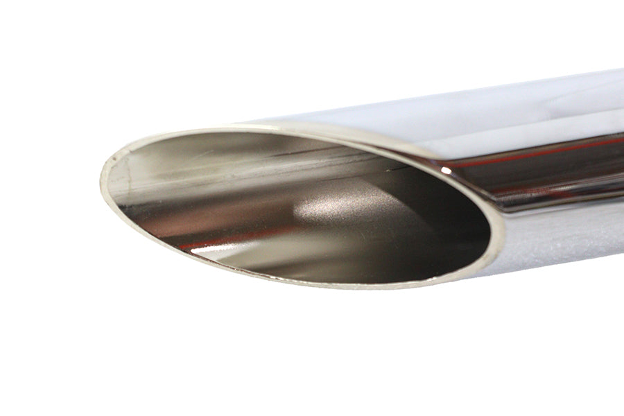 40 inch Shotgun Exhaust Drag Pipe Set Slash Cut Style