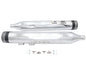 Wyatt Gatling Muffler Set Chrome with Black Saturn Tips
