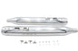 Wyatt Gatling Muffler Set Chrome with Chrome Rocket Booster