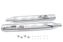 Load image into Gallery viewer, Wyatt Gatling Muffler Set Chrome with Chrome Rocket Booster