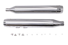Load image into Gallery viewer, Wyatt Gatling Muffler Set Chrome with Chrome Rocket Booster