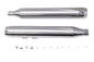 Wyatt Gatling Muffler Set Chrome with Chrome Rocket Booster