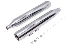 Load image into Gallery viewer, Wyatt Gatling Muffler Set Chrome with Chrome Rocket Booster