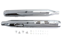 Load image into Gallery viewer, Wyatt Gatling Muffler Set Chrome with Chrome Rocket Booster