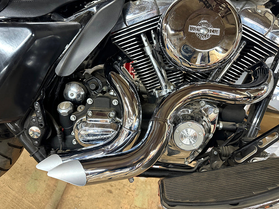 Ultima Loud Mouth Exhaust Header Set Chrome