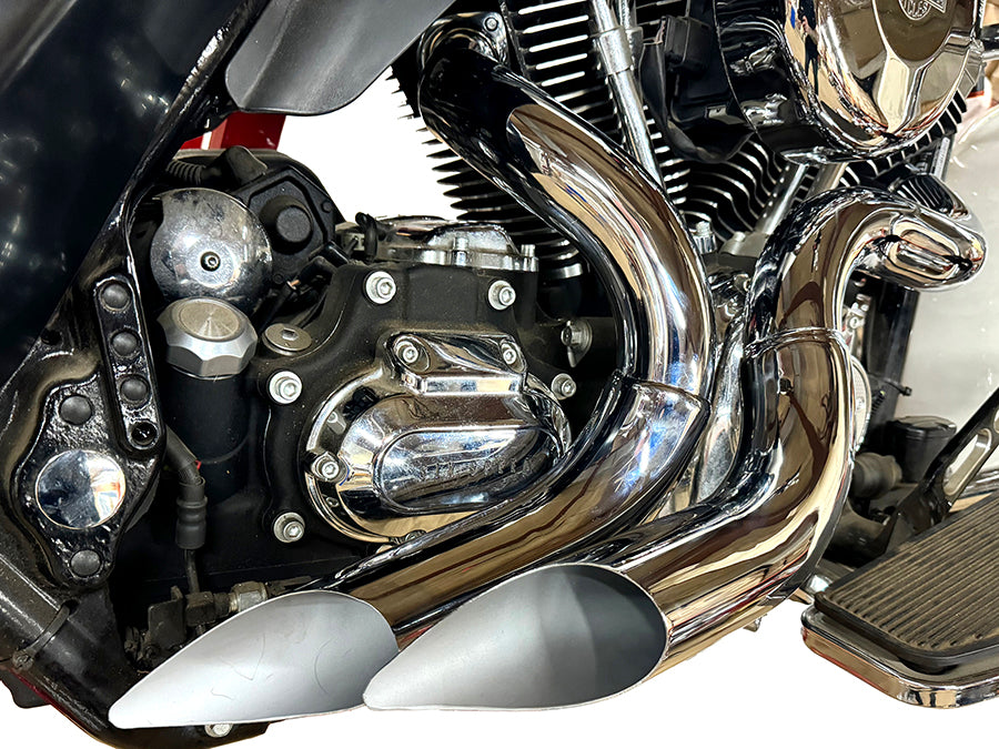 Ultima Loud Mouth Exhaust Header Set Chrome