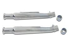 Load image into Gallery viewer, Right Side Chrome 20 inch Megaphone Upsweep Slip On Muffler