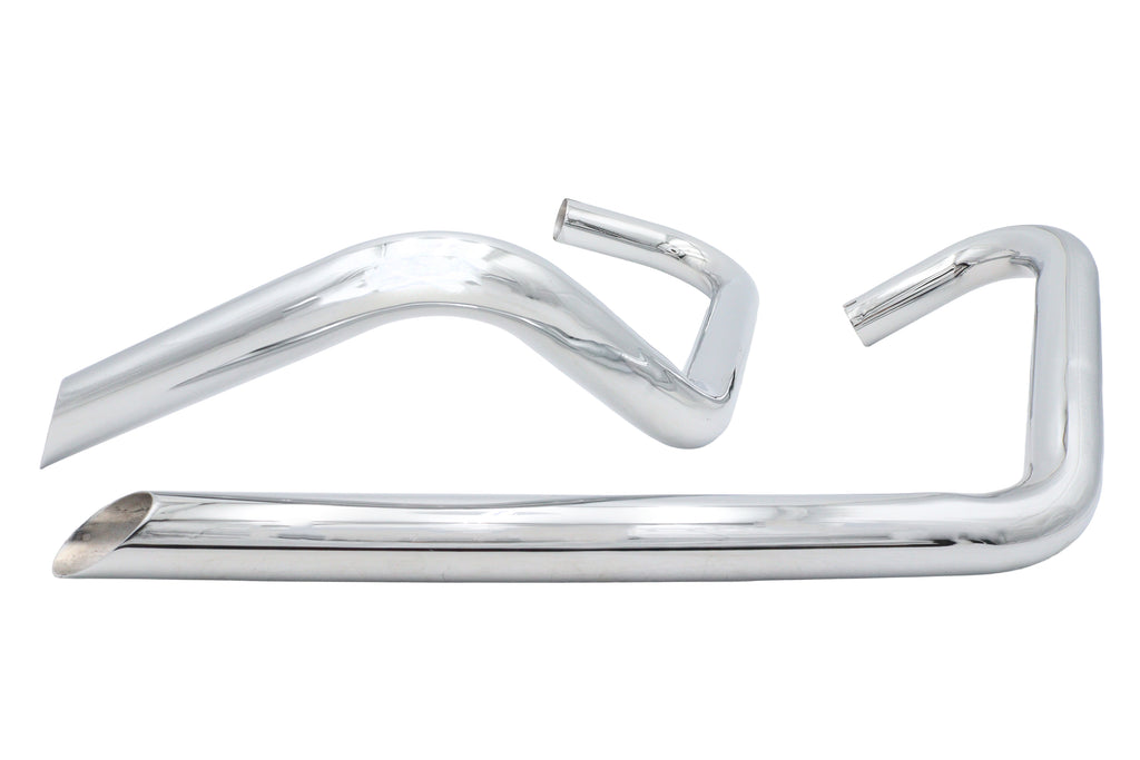Ultima Right Side Exhaust Drag Pipe Set Chrome