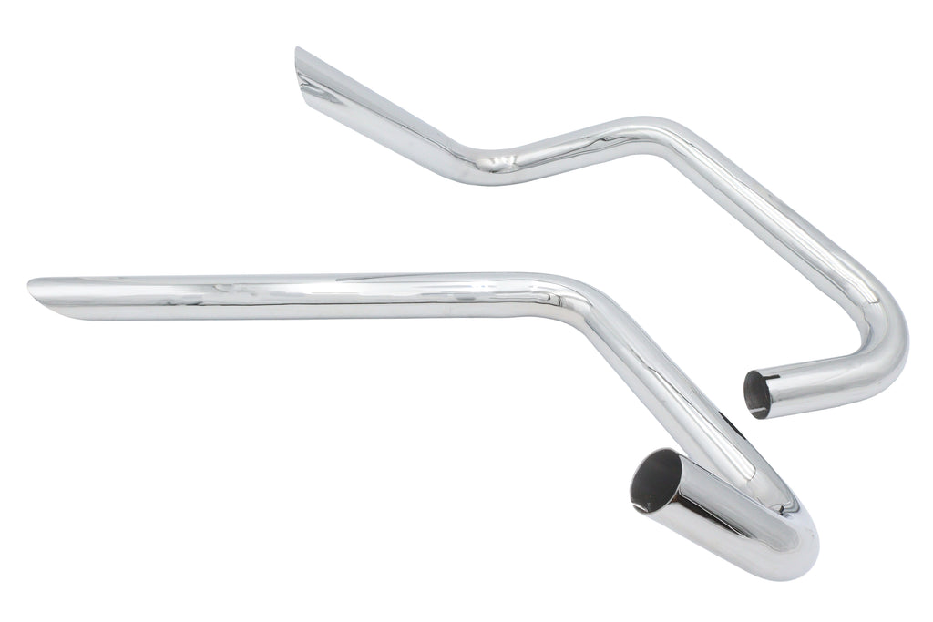 Ultima Right Side Exhaust Drag Pipe Set Chrome