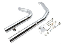 Load image into Gallery viewer, Big Growl Exhaust Long Rifle Drag Pipe Set Chrome